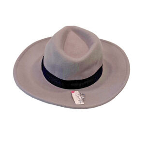 Hadley Wren Grey Hilary Wool Panama Hat NEW Fall Fashion
